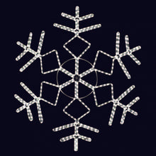 Load image into Gallery viewer, LED Snowflake rope lights holiday lamp