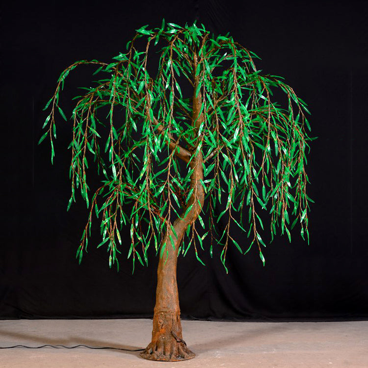 LED high simulation weeping willow tree light,Height: 2m(6.56ft)