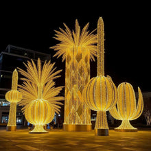 Load image into Gallery viewer, Large outdoor commercial decorative ball mall decoration LED 3D motif light Christmas decorative light