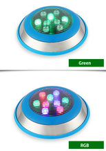 Load image into Gallery viewer, 12V 24V LED Pool Lights for Inground Pool Underwater Pool wall lamp Waterproof RGB Color Changing with Remote Controller