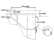 Load image into Gallery viewer, 12V 24V LED Pool Lights for Inground Pool Underwater Pool wall lamp Waterproof RGB Color Changing with Remote Controller