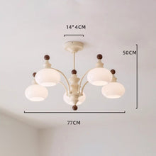 Load image into Gallery viewer, 5 8 Lamp head Large chandelier glass chandelier