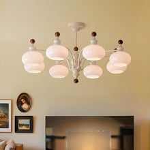 Load image into Gallery viewer, 5 8 Lamp head Large chandelier glass chandelier