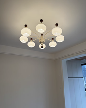 Load image into Gallery viewer, 5 8 Lamp head Large chandelier glass chandelier