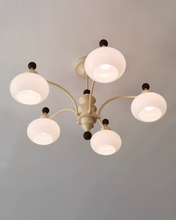 Load image into Gallery viewer, 5 8 Lamp head Large chandelier glass chandelier