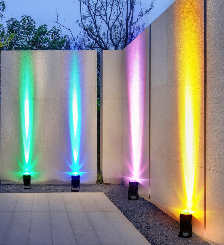 Compact 10W outdoor LED spotlight for walls, signs, pathways, and landscape accents