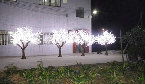 LED high simulation cherry tree