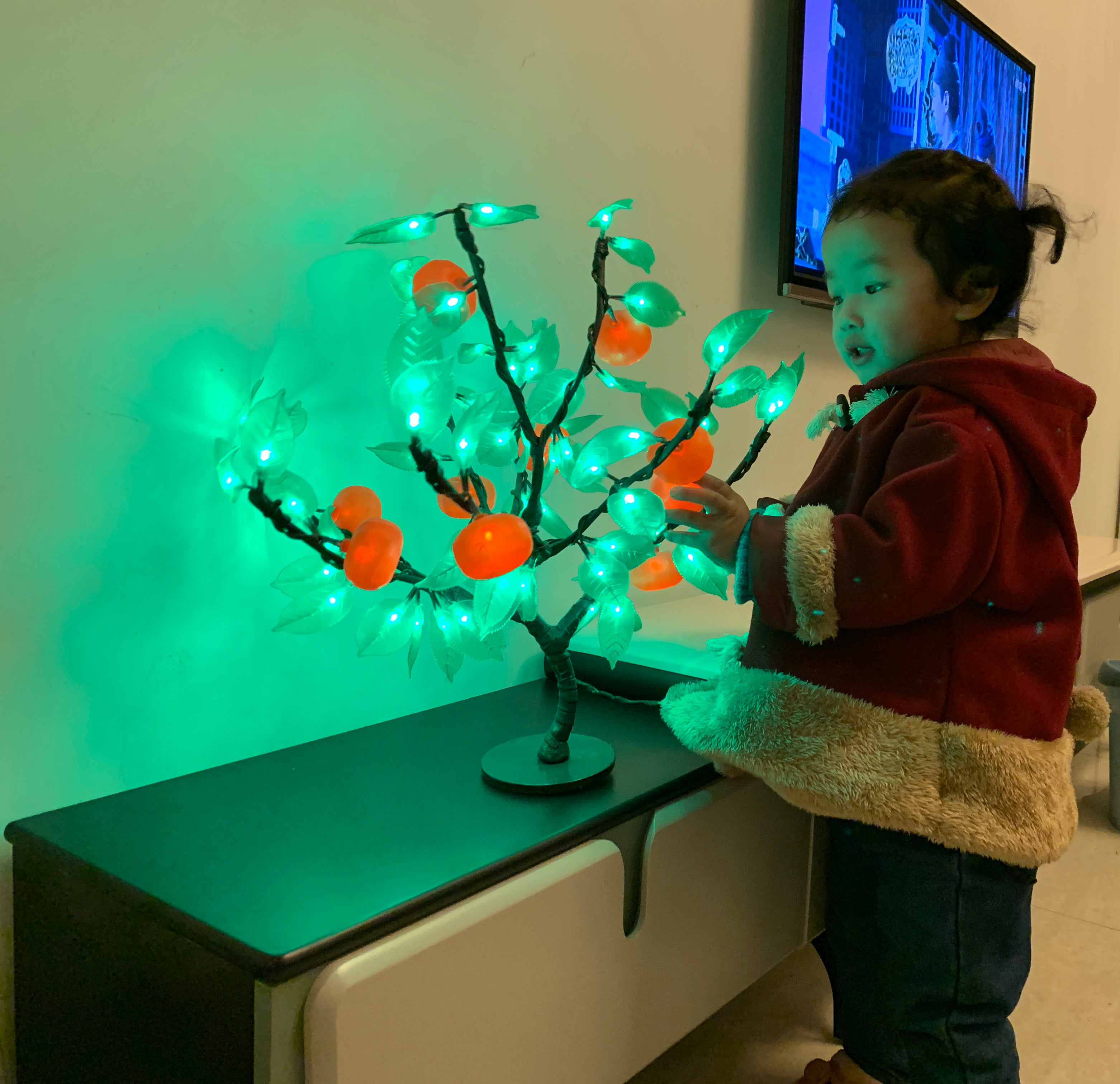 LED high simulation orange tree – Green tree lights