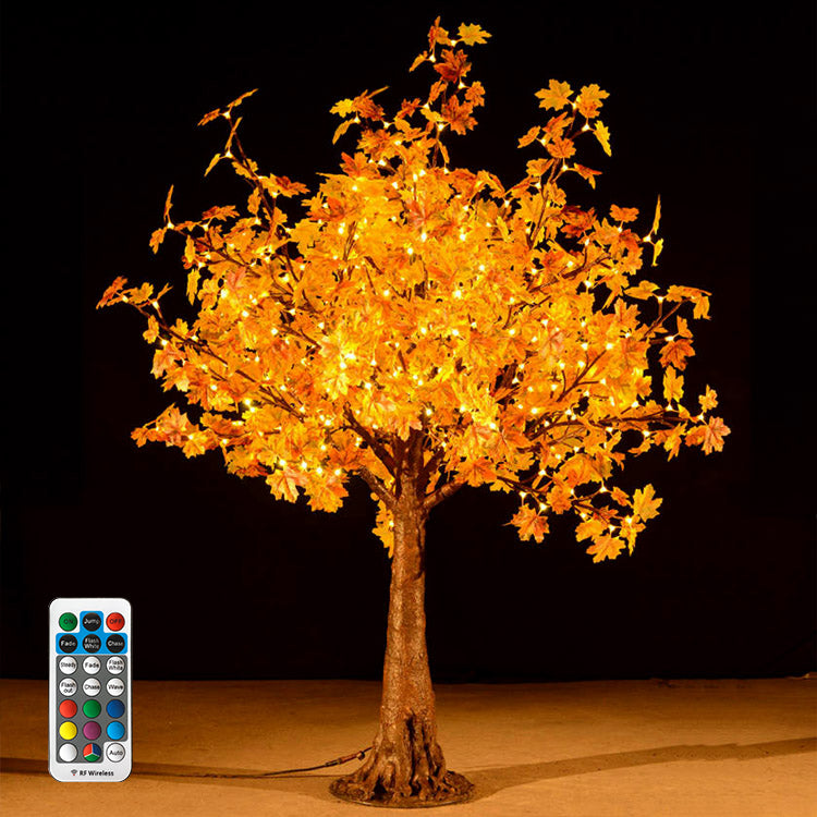 RGBW LED high simulation maple tree light,Height: 1.5m(5ft)
