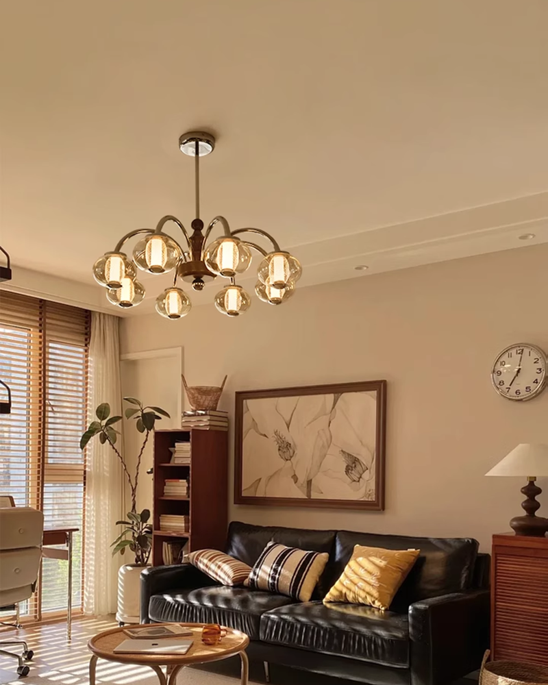 ثريا صدفية أنيقة لغرفة النوم وغرفة المعيشة وغرفة الطعام