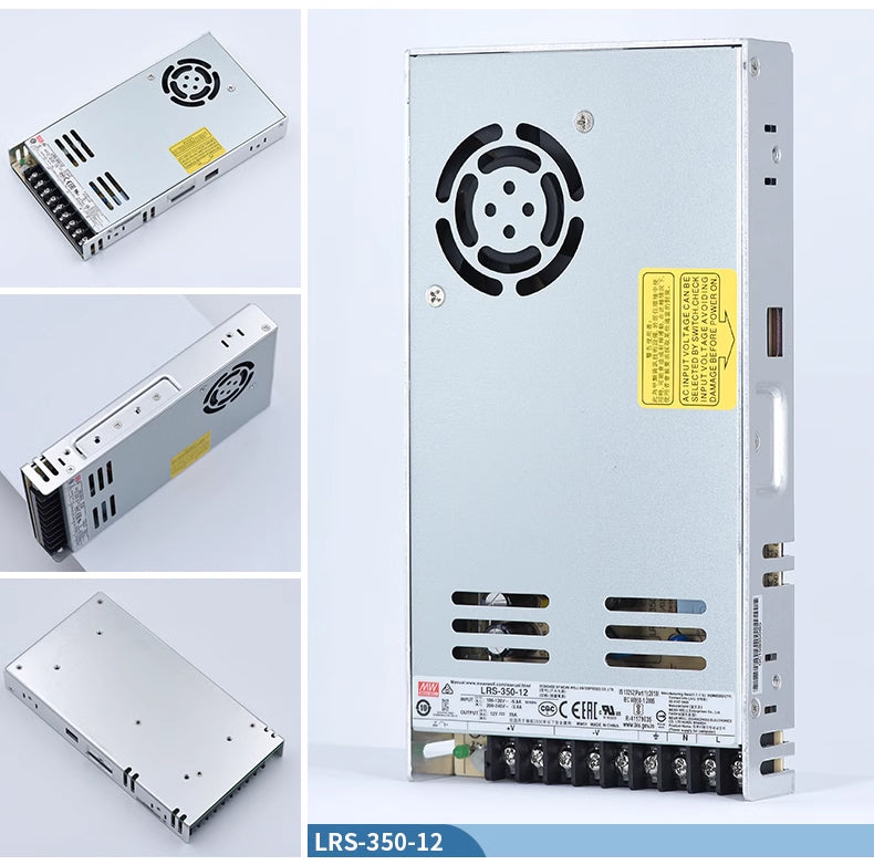 LRS-350W Meanwell Power Supply 220V/110V to 5v12v15v24v48v DC LED Power Supply