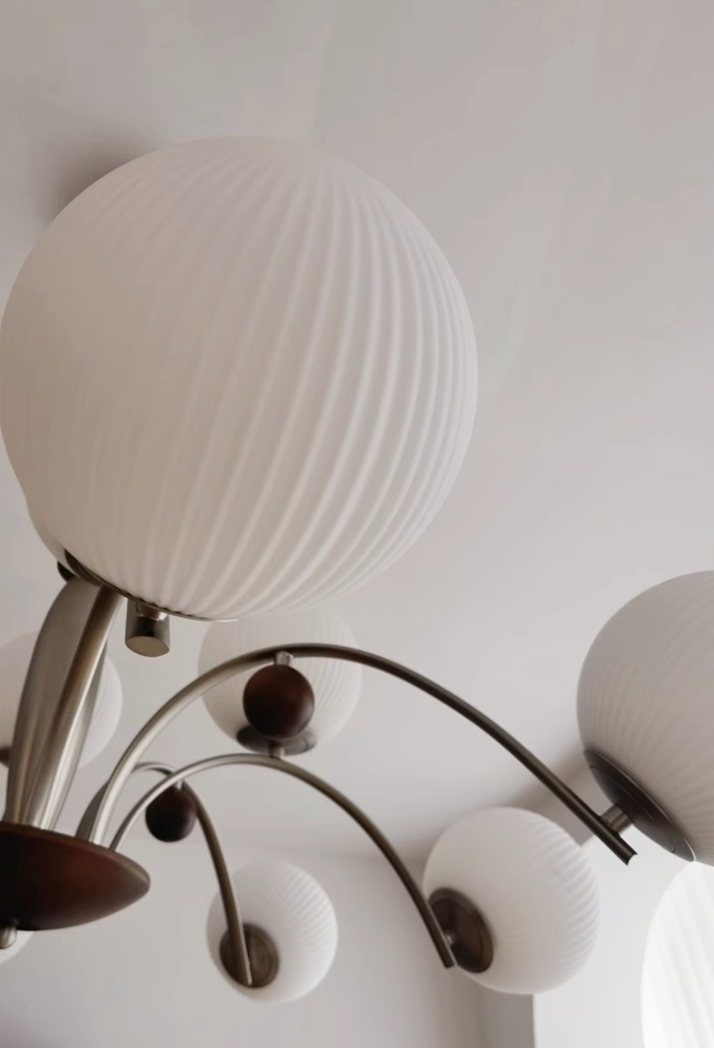 ثريا صدفية أنيقة لغرفة النوم وغرفة المعيشة وغرفة الطعام