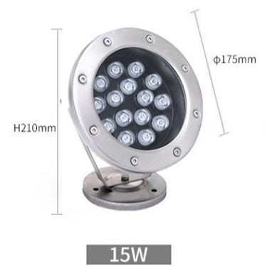 3W/6W/9W/12W/15W/18W/24W/36W Stainless steel LED Underwater Light IP68