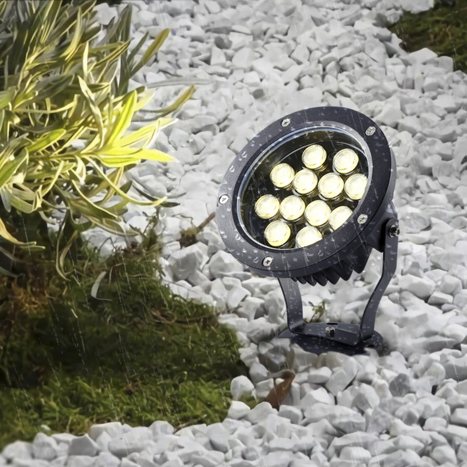DC 12V Outdoor LED Floodlights Patio Spotlight Lamp