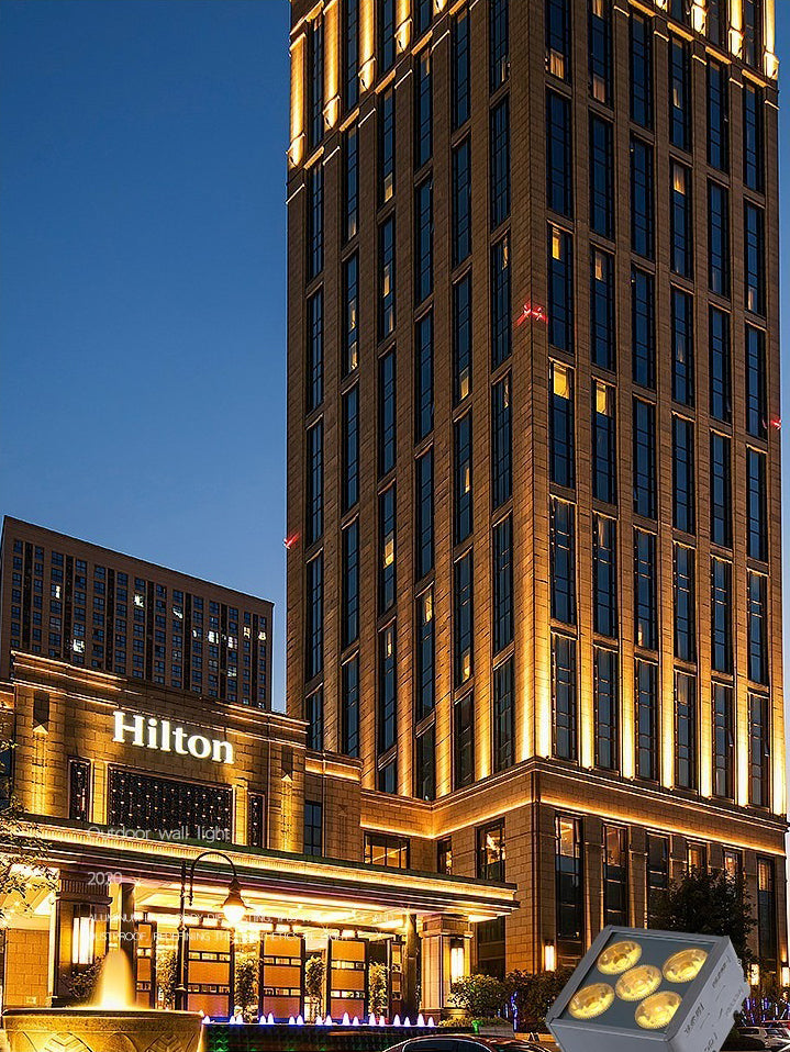 DC12V 24V LED spotlight outdoor 15W searchlight LED exterior wall floodlight