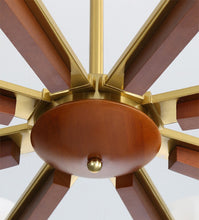 Load image into Gallery viewer, Hall Light Bedroom Light LED 8-Light Glass Chandelier Gold
