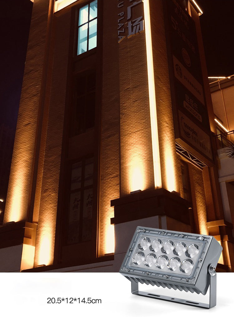 LED spotlight outdoor 30W searchlight long-distance illumination