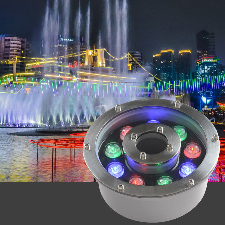 Landscape Ring LED Stainless Steel Underwater Fountain Light IP68
