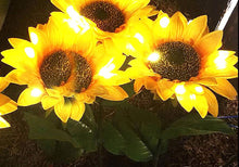 Load image into Gallery viewer, LED Sunflower Light Outdoor Waterproof Decoration Light for Lawn Decoration 10pcs
