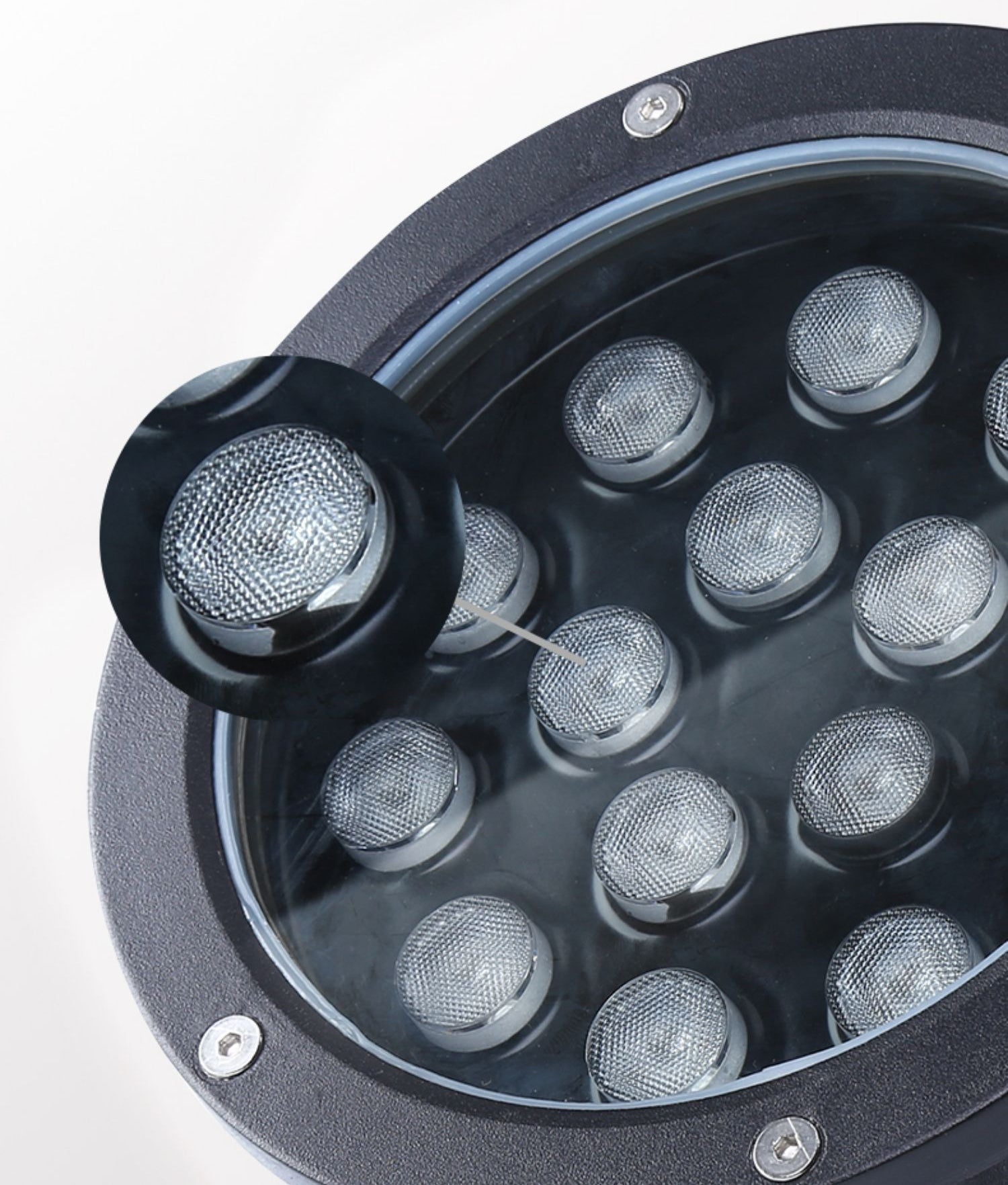 Outdoor LED Floodlights Patio Spotlight Lamp Rotatable Round Garden Landscape Light for The Lawn Hotel