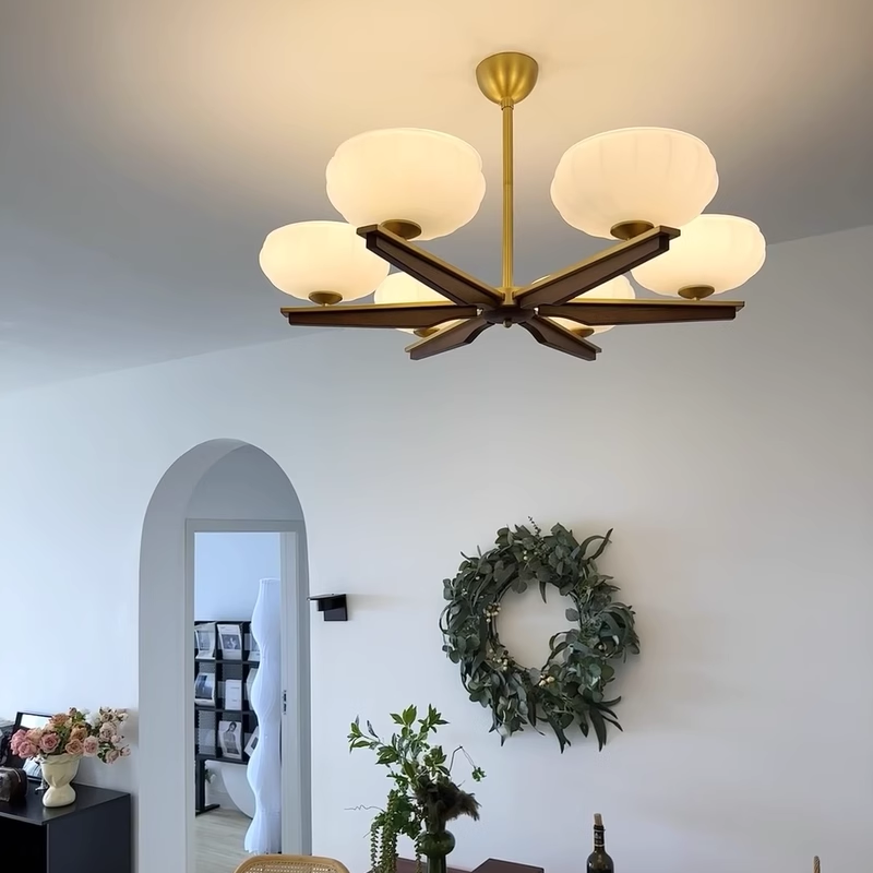 ثريا صدفية أنيقة لغرفة النوم وغرفة المعيشة وغرفة الطعام