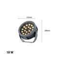 18W high brightness LED floodlight option for garden and wall lighting
