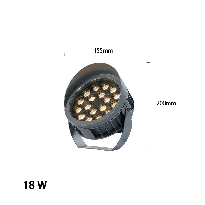 كشاف LED خارجي عالي السطوع مع حماية من الوهج 