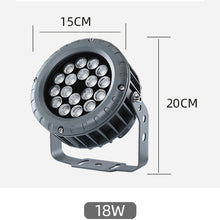 Load image into Gallery viewer, AC 85-265V LED round floodlight spotlight outdoor waterproof landscape lighting
