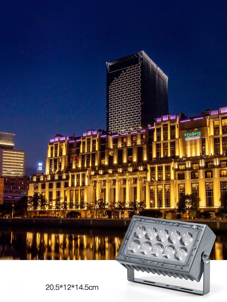 LED spotlight outdoor 30W searchlight long-distance illumination