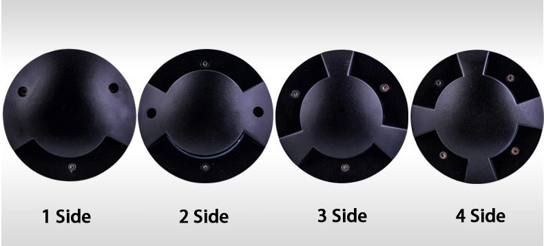 DC 12V/24V LED In Ground Lights Outdoor Landscape Lights IP67 Waterproof Round Well Lights for Driveway Garden Lights