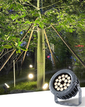 Load image into Gallery viewer, AC 85-265V LED round floodlight spotlight outdoor waterproof landscape lighting
