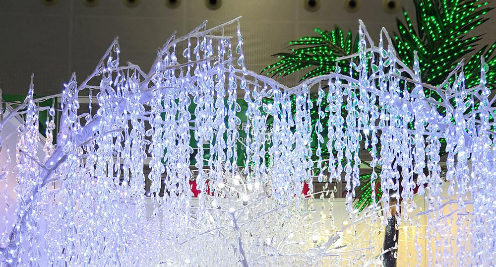 Arch Wedding Decorative Lights LED crystal light Height: 3m(9.84ft)