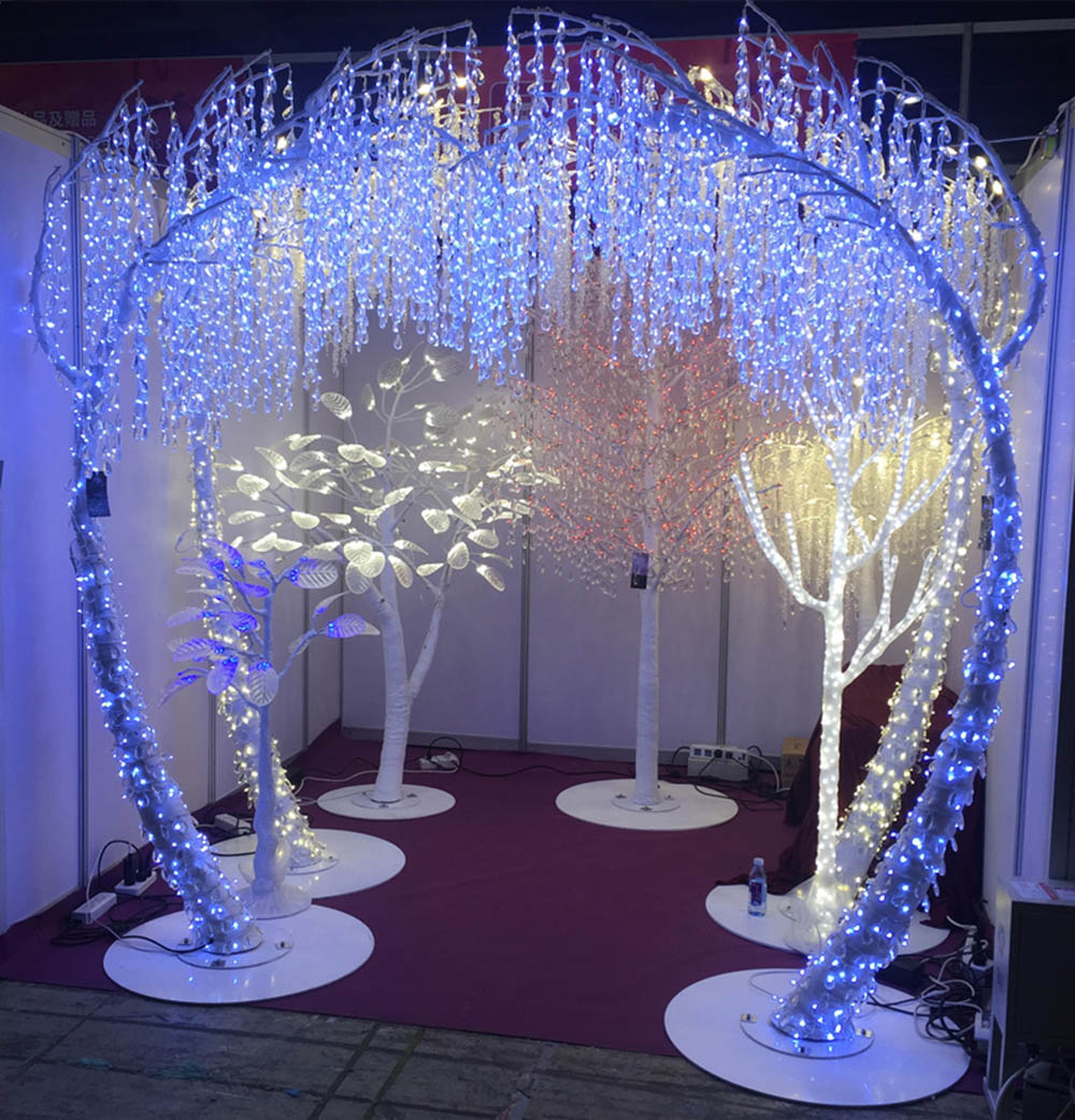 Arch Wedding Decorative Lights LED crystal light Height: 3m(9.84ft)