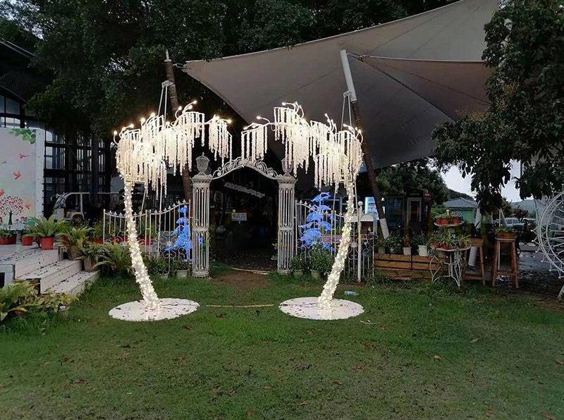 Arch Wedding Decorative Lights LED crystal light Height: 3m(9.84ft)