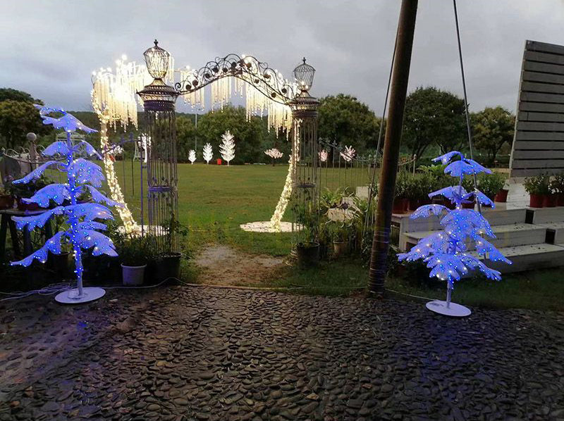 Arch Wedding Decorative Lights LED crystal light Height: 3m(9.84ft)