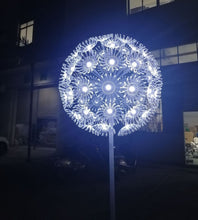 Load image into Gallery viewer, LED dandelion lamp outdoor waterproof IP65 optical fiber lamp garden decorative lamp High:3m(9.84ft)
