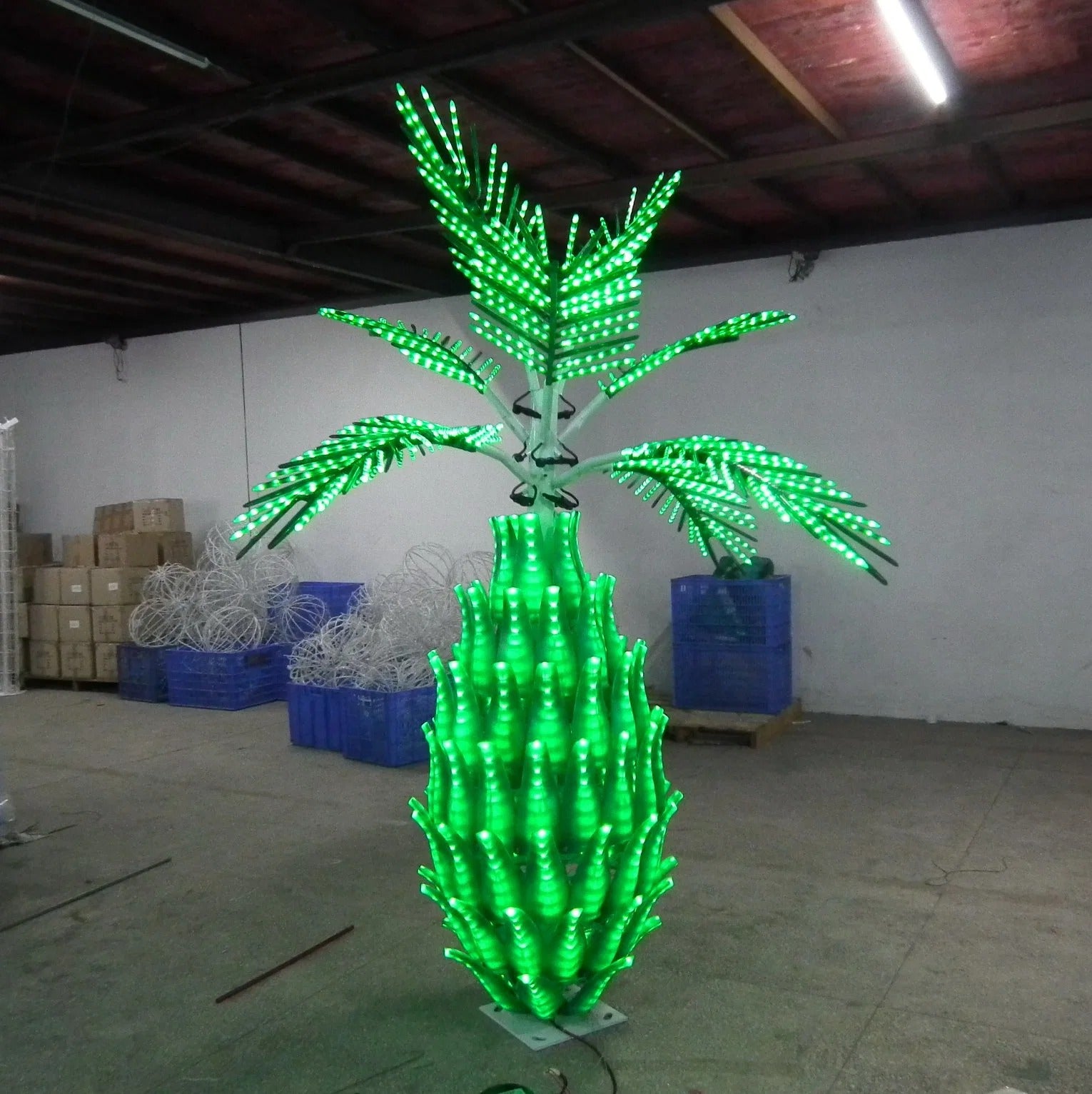 pineapple plant light LED simulation Pineapple lights coconut tree Height:2m(6.5ft) – Green tree  lights