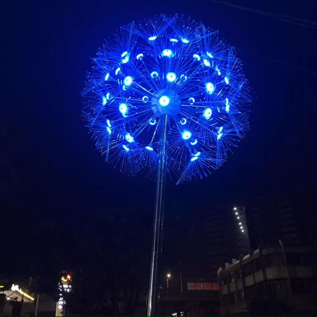 LED dandelion lights High:4m(13ft)