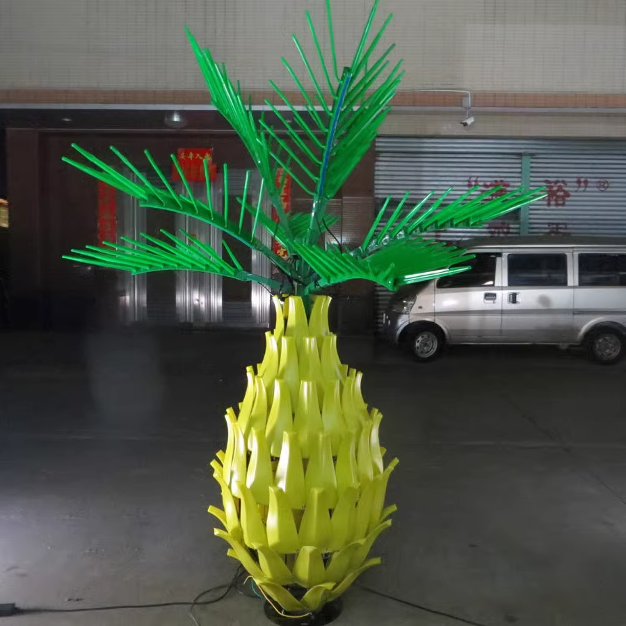 LED simulation Pineapple lights coconut tree Height:2m(6.5ft)