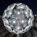 LED dandelion lamp outdoor waterproof IP65 optical fiber lamp garden decorative lamp High:3m(9.84ft)