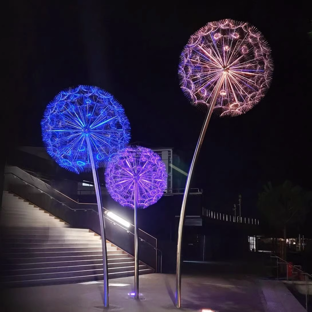 LED dandelion lights High:4m(13ft)