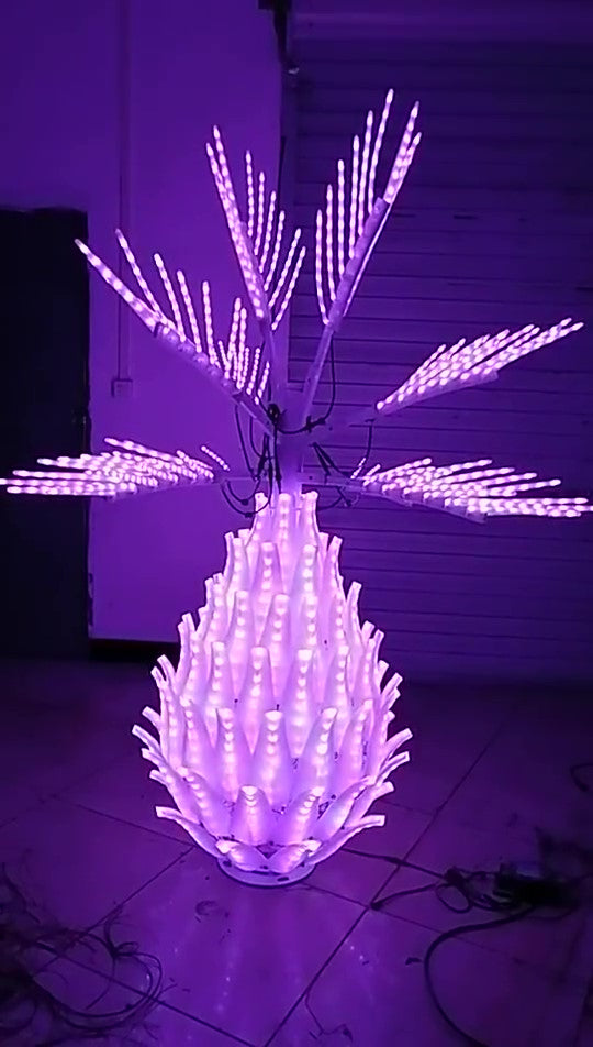 LED simulation Pineapple lights coconut tree Height:2m(6.5ft)