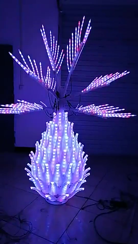 LED simulation Pineapple lights coconut tree Height:2m(6.5ft)