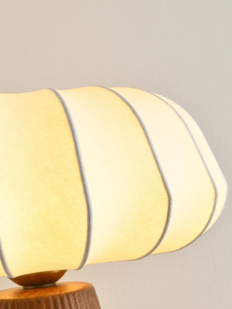 Silk lampshade table lamp decorative atmosphere lamp ceramic floor lamp