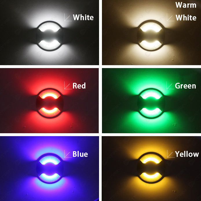 DC 12V/24V LED Underground Lamp Garden Path Floor Outdoor Buried Yard ground Lighting 2 side Landscape Light