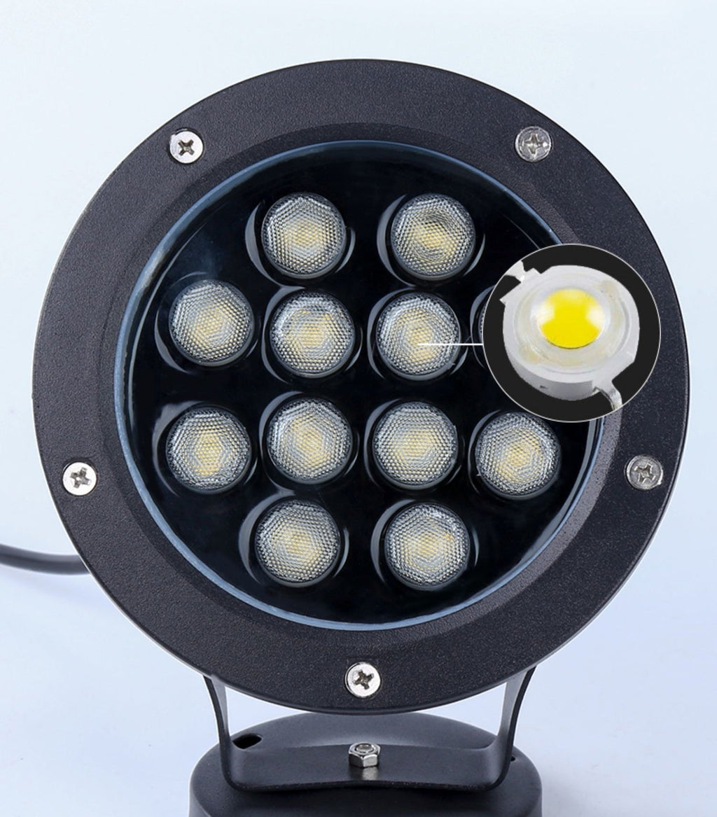 DC 12V Outdoor LED Floodlights Patio Spotlight Lamp