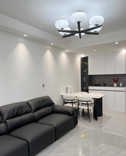 Load image into Gallery viewer, Hall Light Bedroom Light LED 8-Light Glass Chandelier Black
