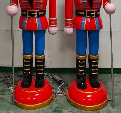 Customized Products 6.7ft Nutcrackers LED 3D motif light Christmas decorative