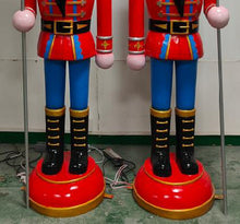 Load image into Gallery viewer, Customized Products 6.7ft Nutcrackers LED 3D motif light Christmas decorative
