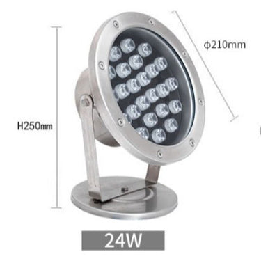 3W/6W/9W/12W/15W/18W/24W/36W Stainless steel LED Underwater Light IP68